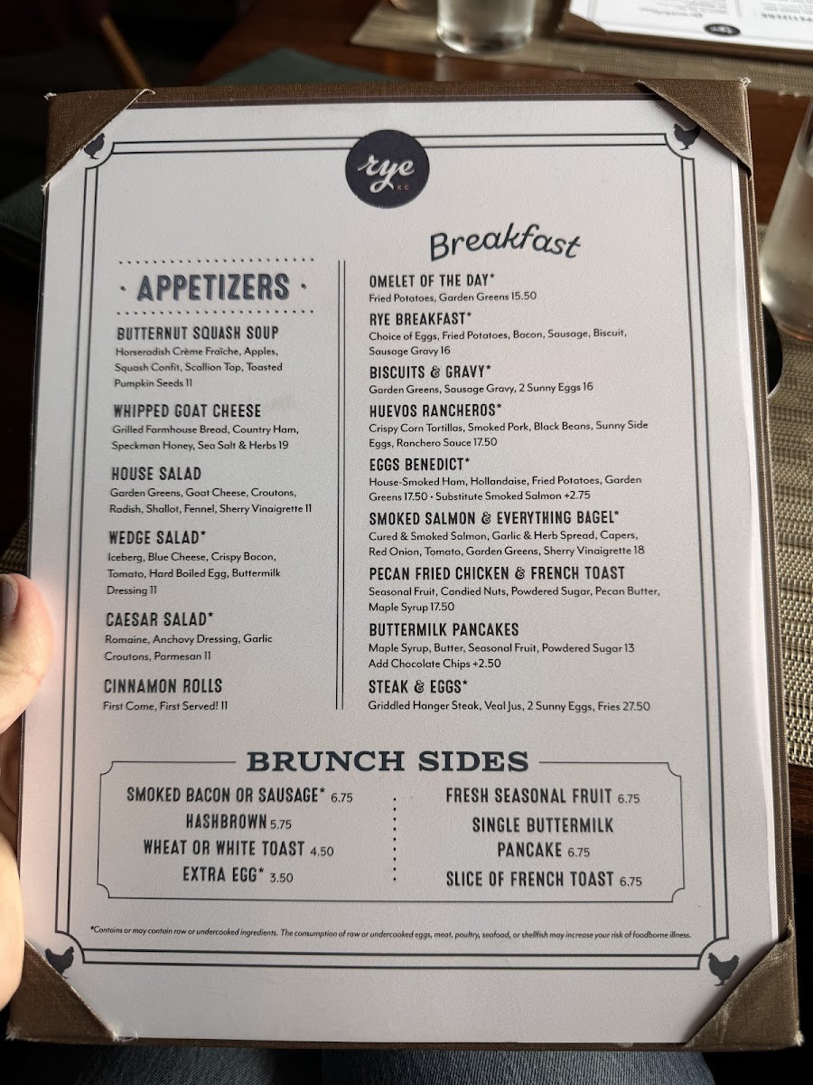 Rye Leawood Menu - Image 3