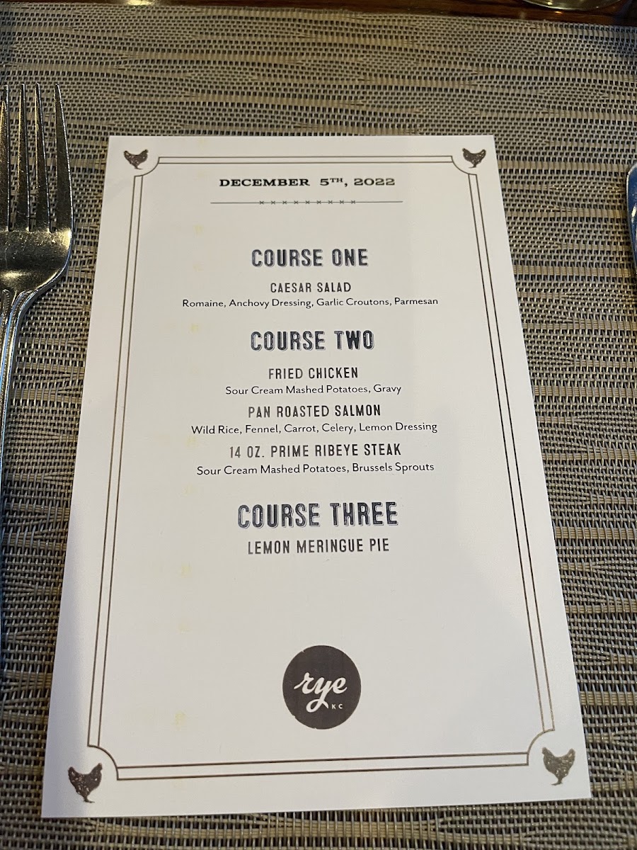 Rye Leawood Menu - Image 6